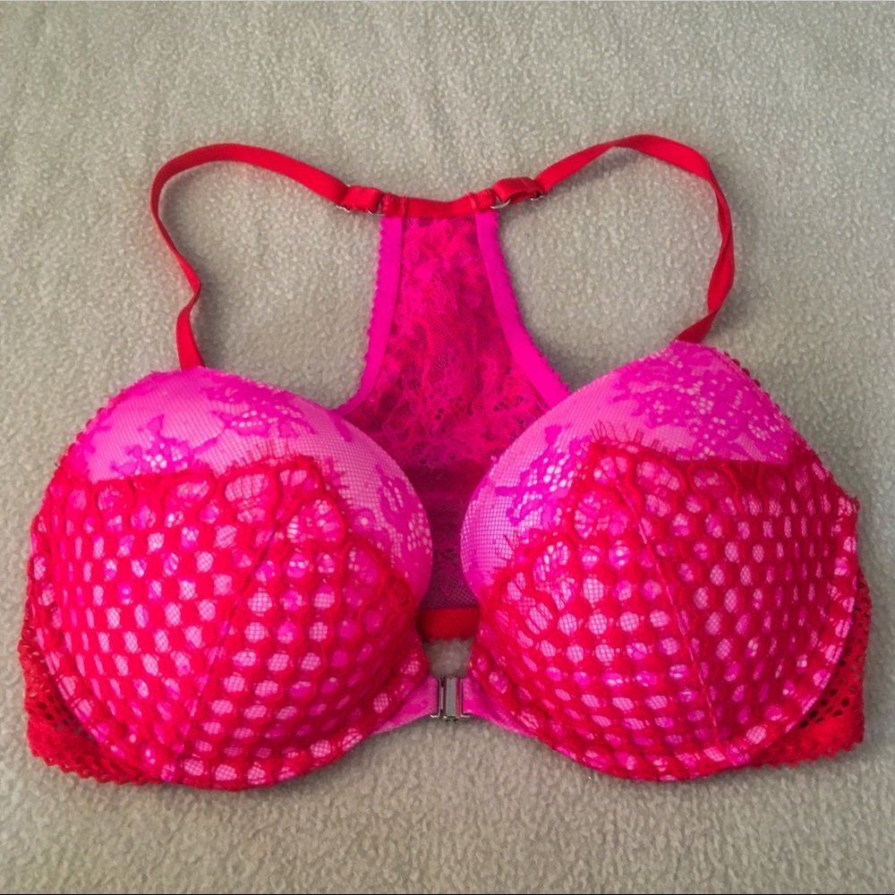 Victorias Secret Very Sexy Push Up Bra, Red, 32D